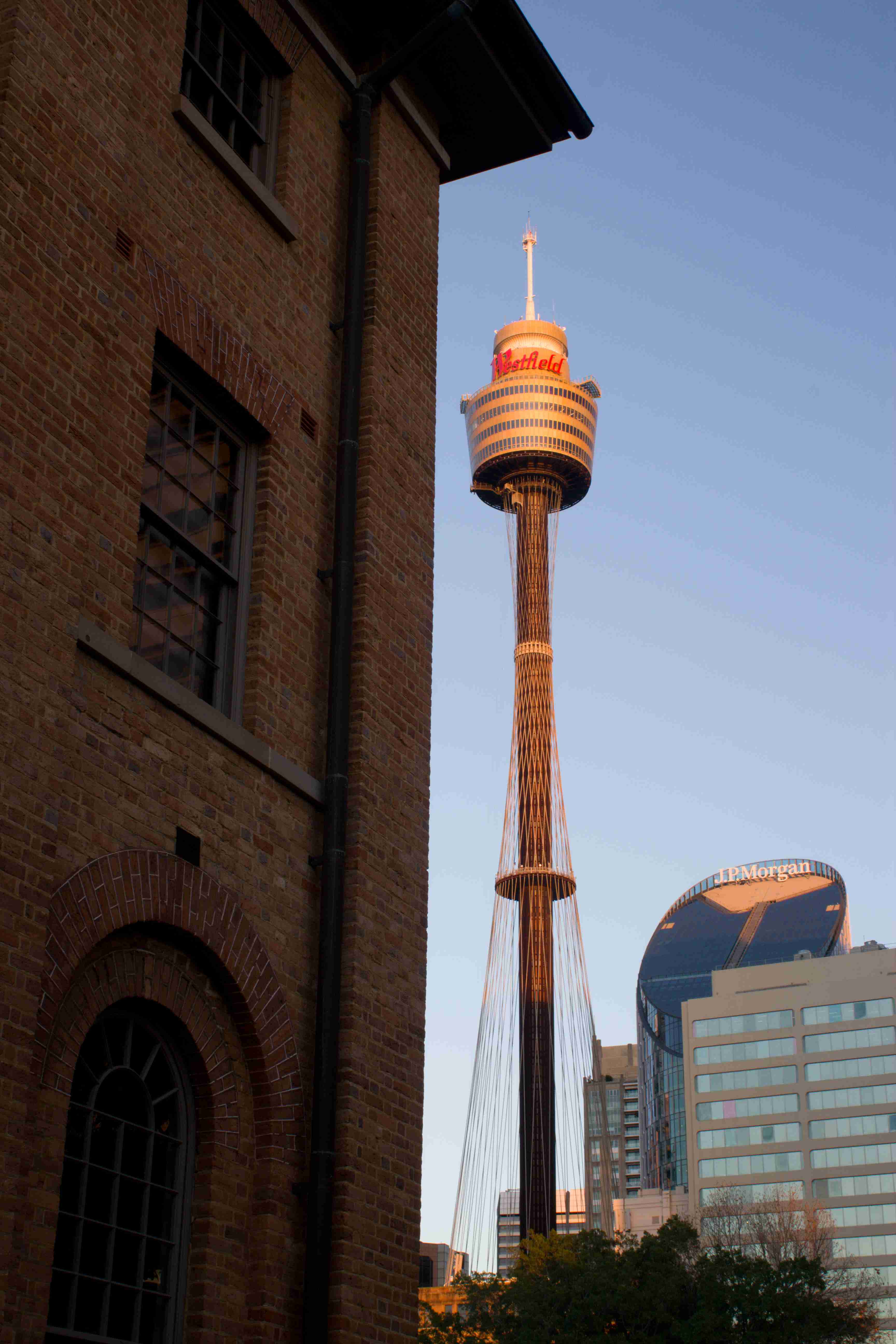 Hyde Park Barracks and Sydney Tower, Sydney, NSW